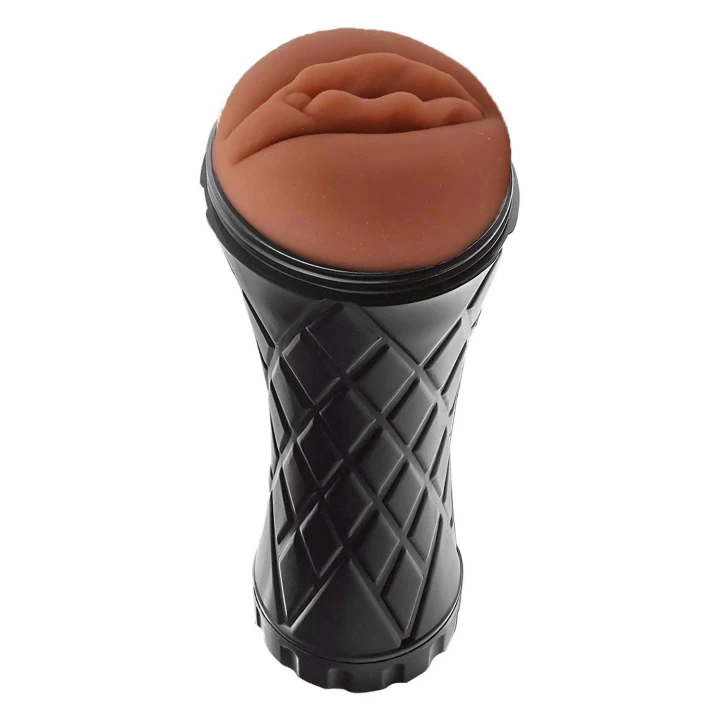 Masturbator TPE ABS Marly - teksturowany kanał, wejście dla wagin, łatwe czyszczenie