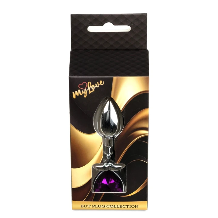 Korek analny (anal plug) MyLove Toys – stal nierdzewna, długość 7 cm, średnica 2,7 cm