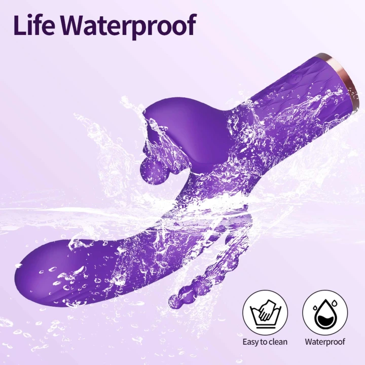 Wibrator Patty - 7 funkcji wibracji, 7 funkcji tapping, w pełni wodoodporny