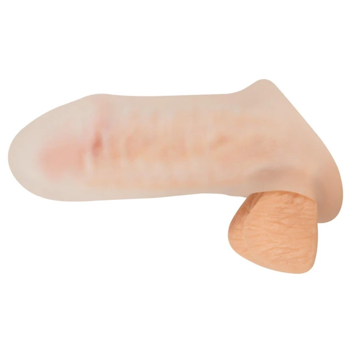 Nakładka powiększająca REBEL z pierścieniem, 16,5 cm, TPE, elastyczna, stymulująca