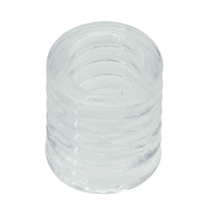 Rękaw masturbacyjny Timeless, przezroczysty, dwustronny, średnica 2,7 cm