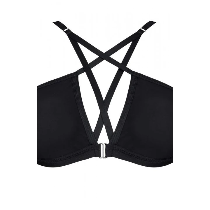 Bielizna erotyczna DEMONIQ Kolekcja Lady X - biustonosz z ozdobnym zapięciem i stringi XL