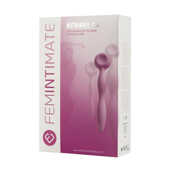Dildo Intimrelax - 3 szt. z silikonu medycznego, delikatna stymulacja, bez ftalanów