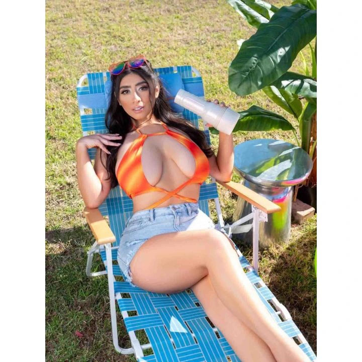 Masturbator Fleshlight - Violet Myers, 25 cm, SuperSkin, regulowane ssanie