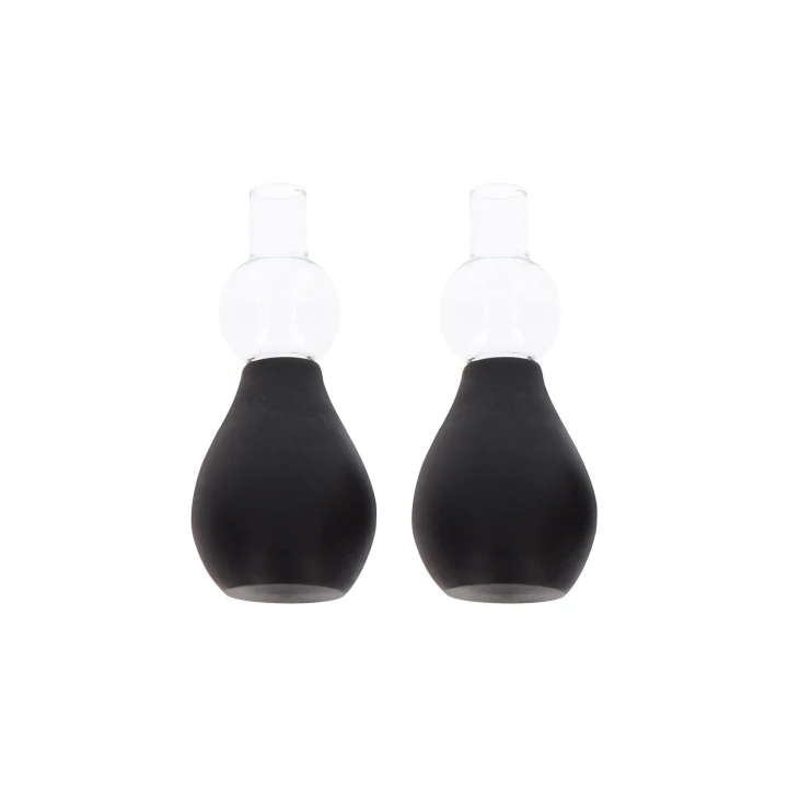 Powiększacze sutków TABOOM z 8 pierścieniami, silikon, długość 6,5 cm