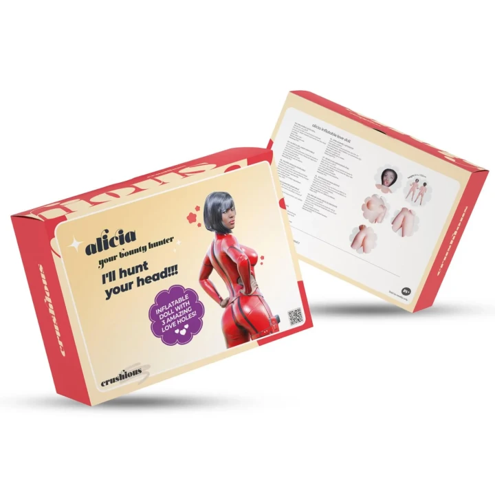 Lalka dmuchana Crushious Alicia 155cm, 3 punkty penetracji, realistyczna zabawa