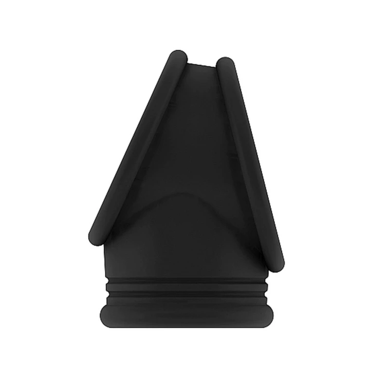 Pierścień na penisa z paskiem na jądra No.48 - TPE, wodoodporny, czarny