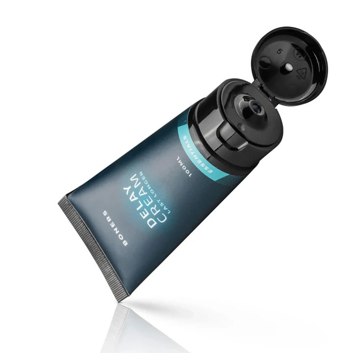 Krem opóźniający Boners 100 ml – Jedwabista formuła, Kontrola przyjemności, Znieczulający efekt