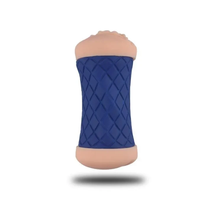 Masturbator - Doppio, 15 cm, silikonowy, wodoodporny, symulacja pochwy i odbytu