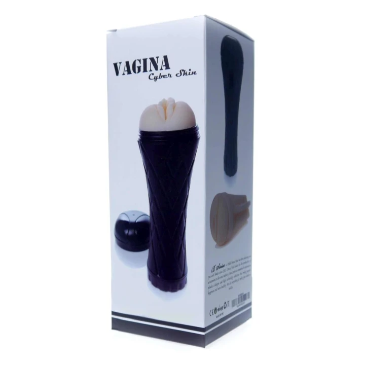 Masturbator męski Latarka CyberSkin® z realistycznym wyprofilowaniem i wypustkami