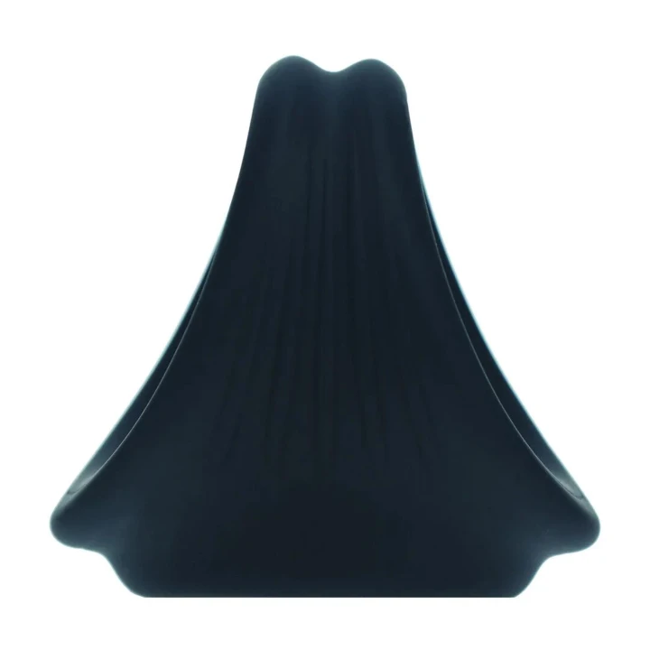 Pierścień cock & ball LEVELZ - silikonowy, 5cm, czarny, dla maksymalnego wsparcia