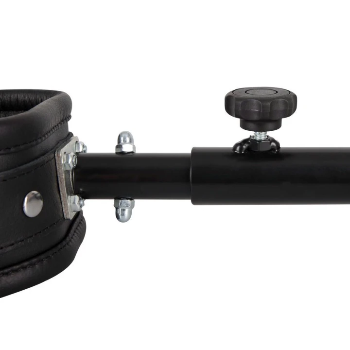 Skórzany rozkładacz ud z regulacją 35-60 cm - Nappa & Dwoina, Metalowy element