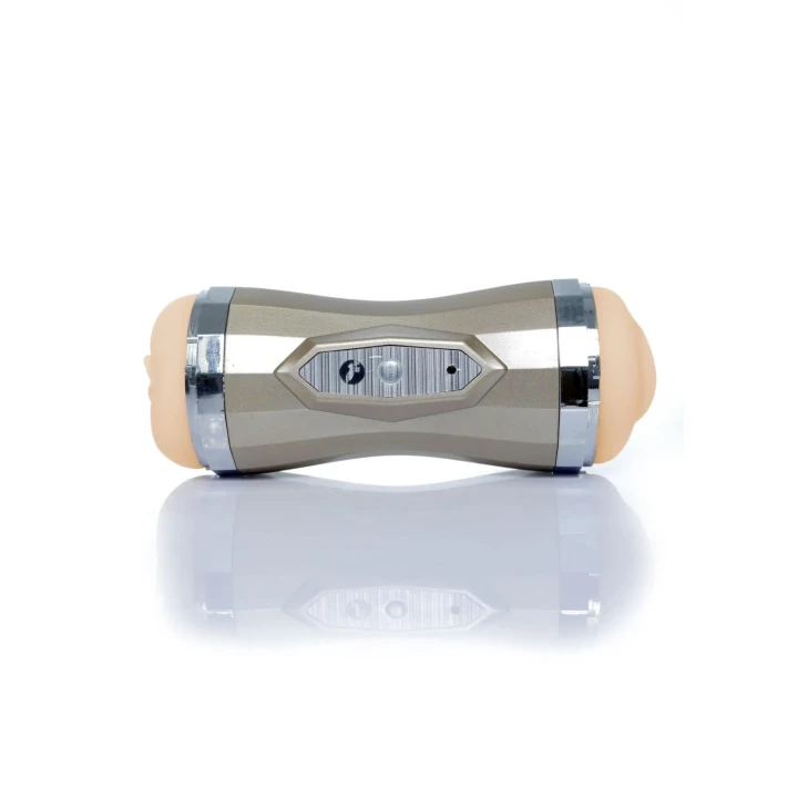 Masturbator podwójny, 35 funkcji, 2 silniki, realistyczny materiał TPE/ABS