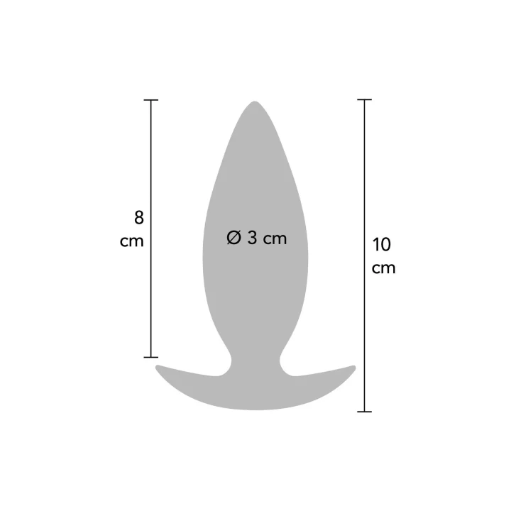 Zabawka analna Bubble Butt Player Advanced - silikon, średnica 3 cm, długość 10 cm