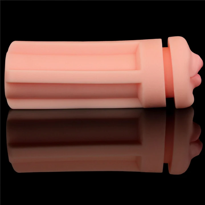 Masturbator TPE Lovetoy, 19.8 cm, z wypustkami, bez ftalanów i lateksu