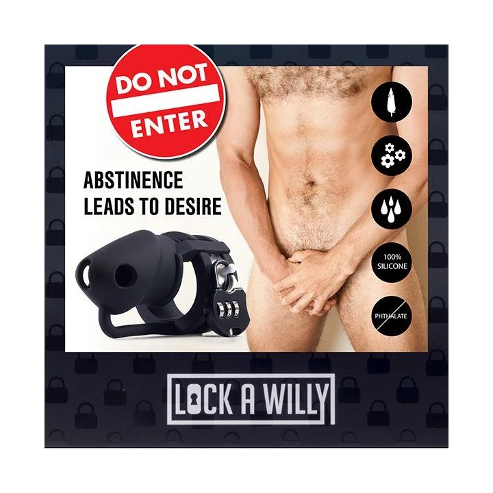 Pas cnoty Lock-a-Willy - elastyczny silikon, regulowany, 3 rozmiary do wyboru