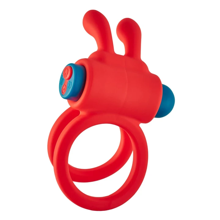 Wibrujący pierścień Dreamtoys Love Signal — 1 silnik, 3 poziomy, IPX6