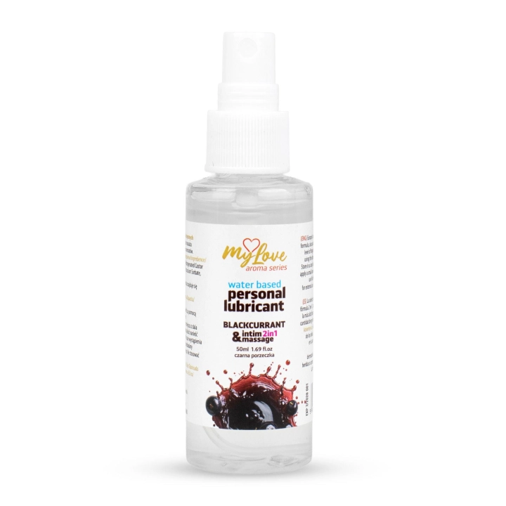 Żel intymny i do masażu MyLove Aroma Series – wodny, czarna porzeczka, 50 ml