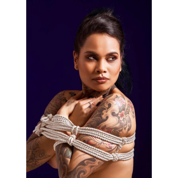 Lina konopna TABOOM 10 m, średnica 7 mm, 100% naturalne włókna, do shibari