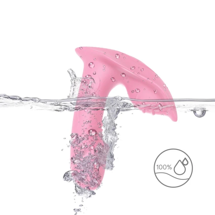 Wibrator medyczny, różowy, 9 trybów wibracji, wodoodporny, 100% silikon