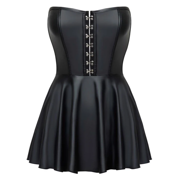 Haczyki do sukienek COTTELLI LINGERIE, gorsetowy krój, czarny matowy, elegancki styl