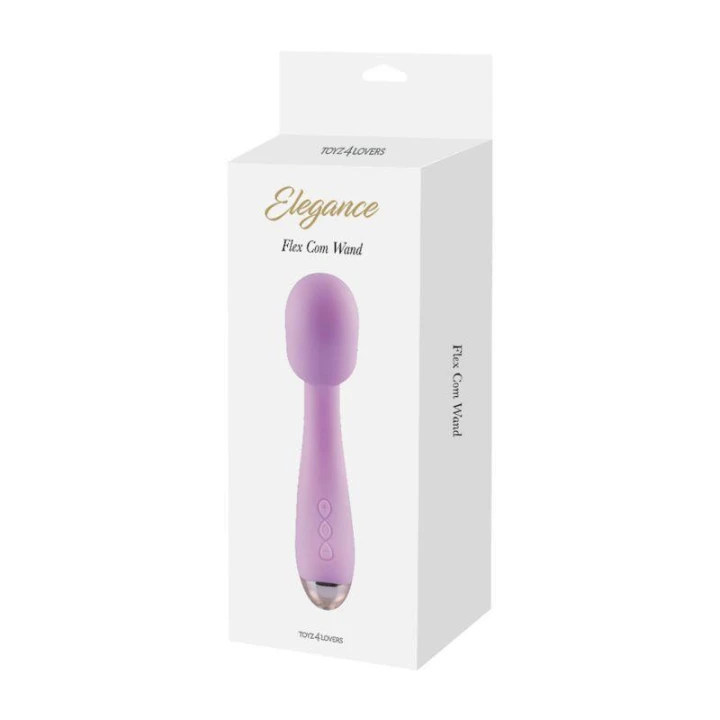 Wibrator elastyczny Toyz4lovers Flex Com Wand, medyczny silikon, wodoodporny