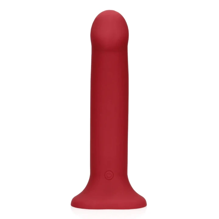 Dildo wibrujący Loveline - Duży, silikonowy, 19,8 cm długości, 4,5 cm średnicy