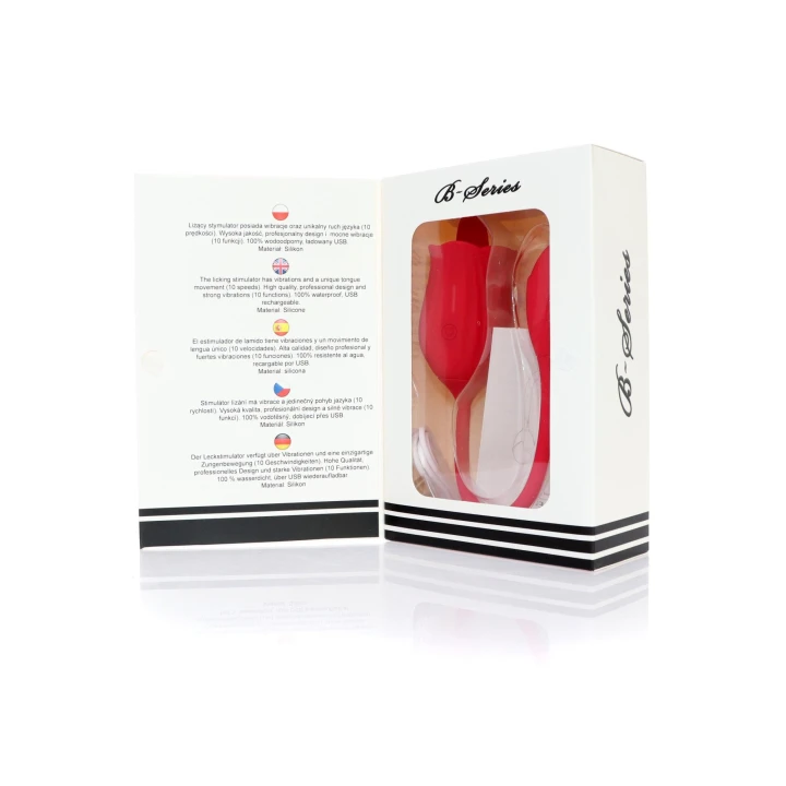 Stymulator lingualny - Gadżet X, 10 funkcji, wibrujące jajko, USB, wodoodporny