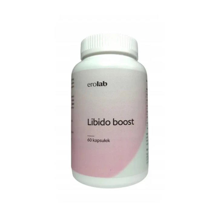 Suplement diety EroLab Libido Boost 60 kaps — L-arginina, ekstrakt z Damiana, cynk