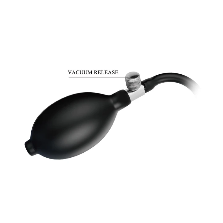 Dildo Power Monsters Ebon Leviathan - 18 cm, silikonowy, metaliczne wykończenie