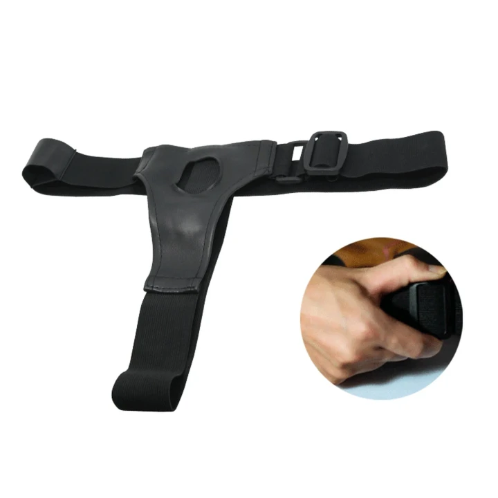 Strap-on z wibracjami BAILE, Materiał TPR ABS PU Rubber, Regulowane paski