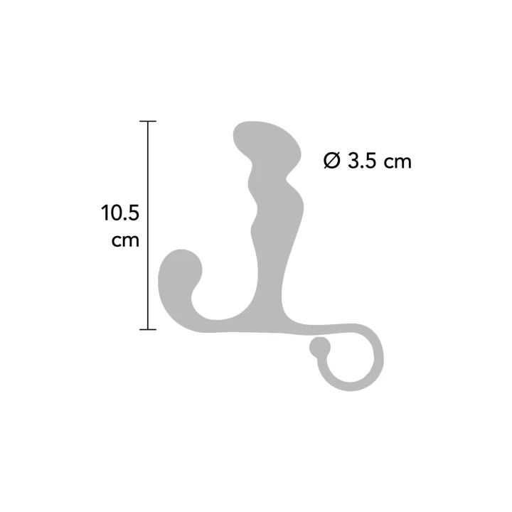 Masażer prostaty Power Plug, TPE, 3.5 cm - intensywna stymulacja męskiego G-spota