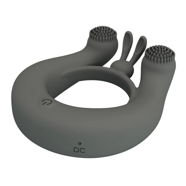 Pierścień wibrujący MASTER RING, silikonowy, 12 trybów wibracji, wodoodporny