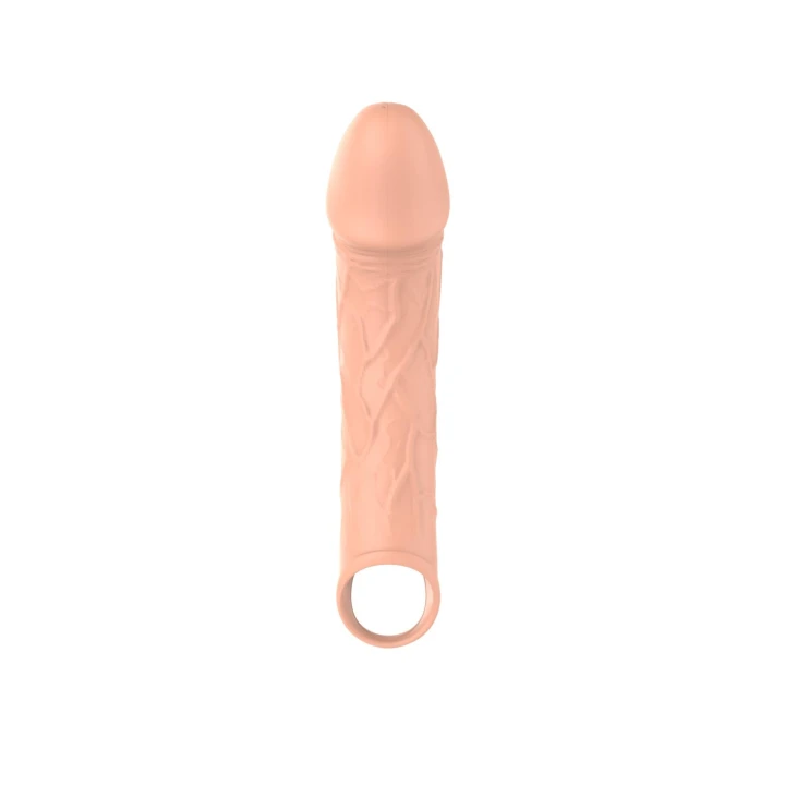 Wibracyjna przedłużka - Stymulator, 10 funkcji, zdalne sterowanie, wodoodporny