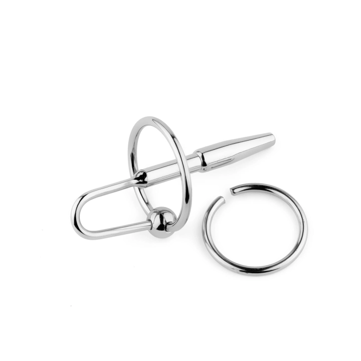 Plug metalowy (cewkowy) – Seria 05, stal nierdzewna, długość 8 cm, średnica 0,5–0,8 cm