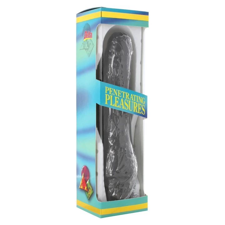 Wibrator P-Shape No.2 Black | Phthalate Free PVC | Wibracje regulowane, 23cm długości