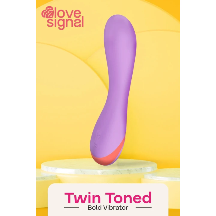 Wibrator Dreamtoys Love Signal – 3 tryby + 7 programów, usb-pin, silikon IPX6