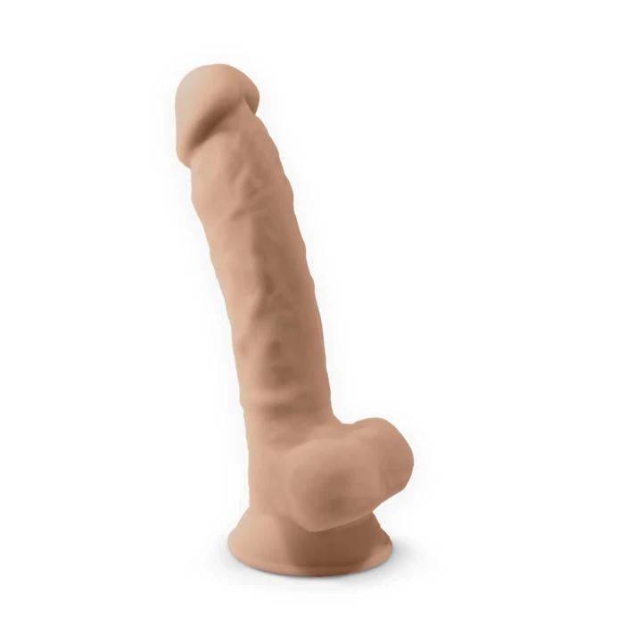 Dildo silikonowe Model S.D 1, długość 24 cm, średnica 4,9 cm, z przyssawką
