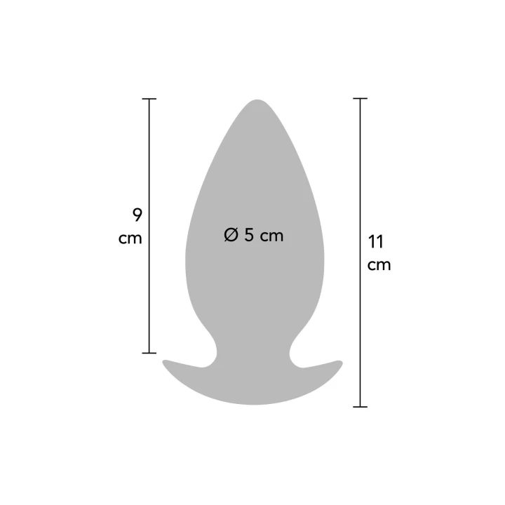 Zabawka analna Bubble Butt Player Pro - silikon, średnica 5 cm, długość 11 cm