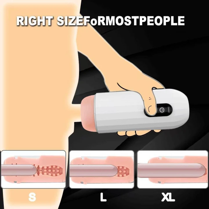 Masturbator automatyczny Pulse Grip – silikon, wibrator, wodoodporny IPX7