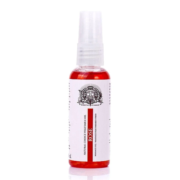 Olejek do masażu - Rożanski - 50 ml, nawilżający, z ekstraktem z róży, relaksujący zapach