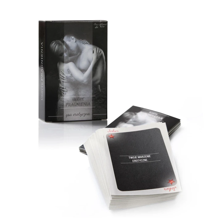 Gra erotyczna "Ukryte pragnienia" - 54 karty, wiek 18+, relacje partnerów