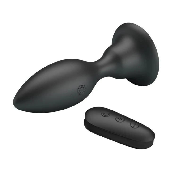Wtyczka analna z wibracją MR PLAY - 12 trybów, ergonomiczny kształt, wodoodporna