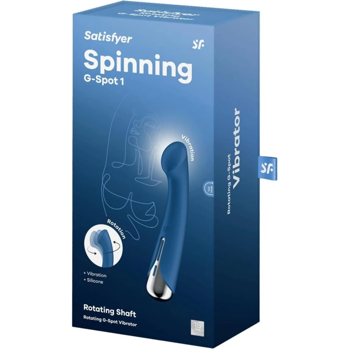 Wibrator punktu G Satisfyer Spinning G-Spot 1, 12 programów wibracji, wodoodporny IPX7