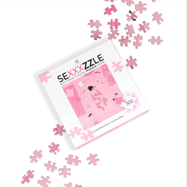 Gra towarzyska - SEXXXZZLE Puzzle Game: 300 elementów, 120 zadań, 40x40 cm