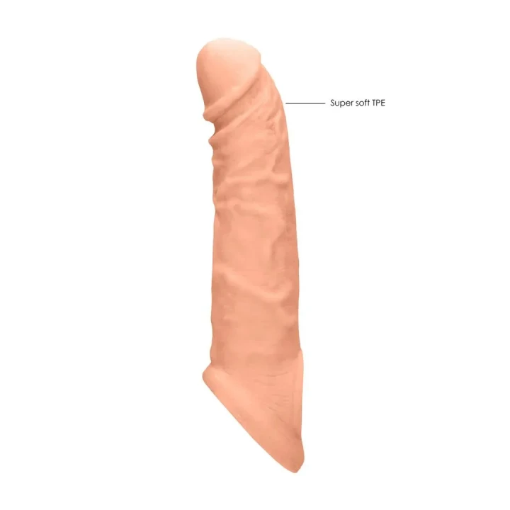 Nakładka na penisa – Skin TPE, bezftalanowa, realistyczna tekstura 21,9 cm