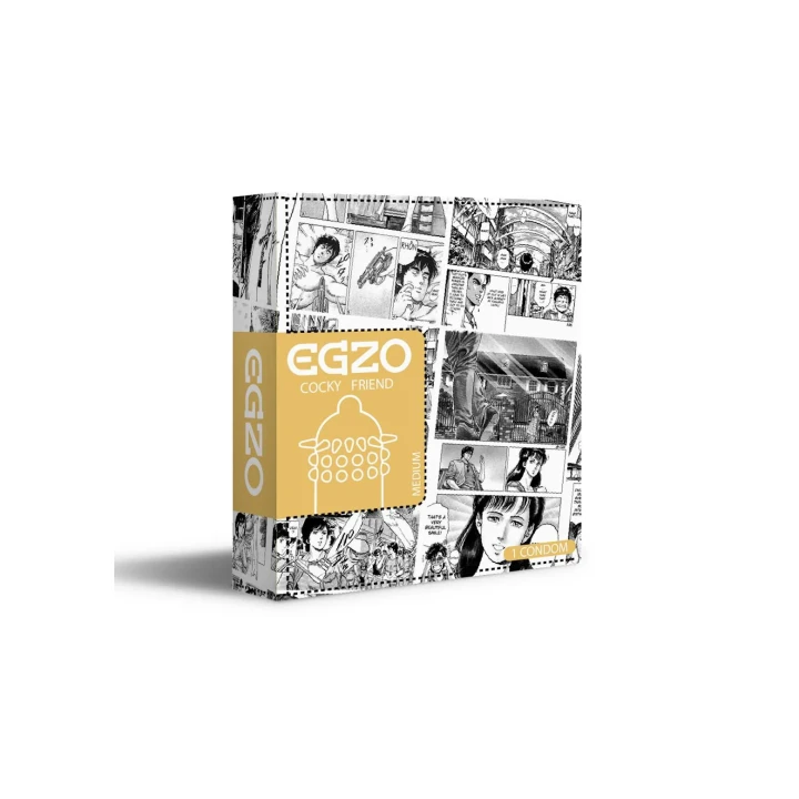 Prezerwatywy Lateksowe Egzo Lucky Dude - Wypustki, Długość 18-19 cm, Wyjątkowa Przyjemność