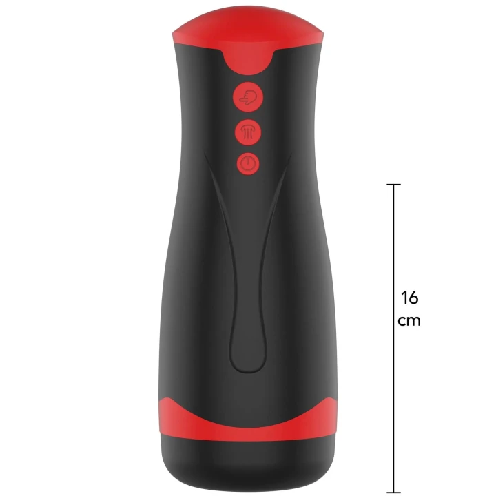 Masturbator FUSION X - Wibrujący, Głęboki Squeeze, Wodoodporny IPX5, 10 Trybów