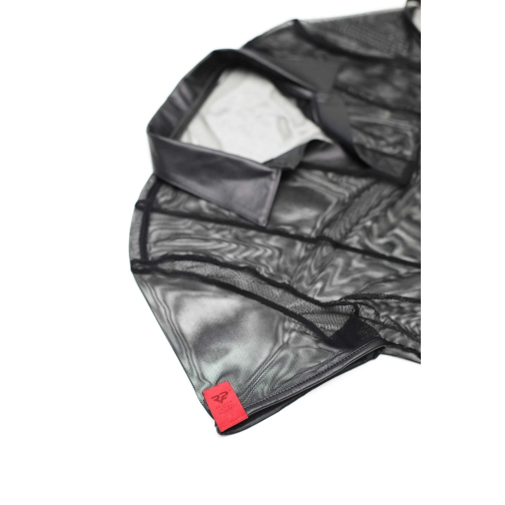 Polo REGNES FETISH PLANET – siateczkowe, transparentne, wetlook kołnierzyk 5XL