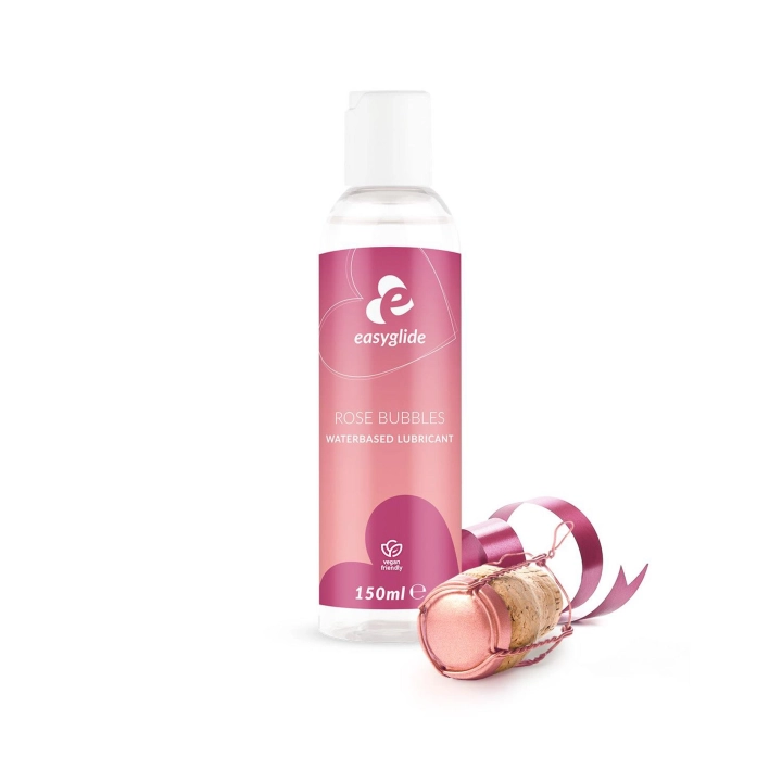 Lubrykant na bazie wody - EasyGlide Rosé, smak musującego rosé, 150 ml